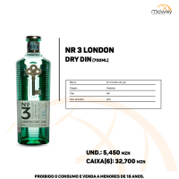 Nr 3 London Dry Gin