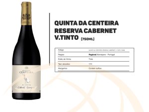 QUINTA DA CENTIEIRA RESERVA CABERNET V. TINTO 750ML